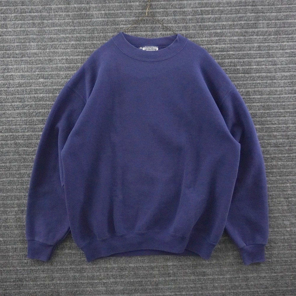 Vintage 90s Lee Heavyweight Sweatshirt Mens L Purple Crewneck Made in USA